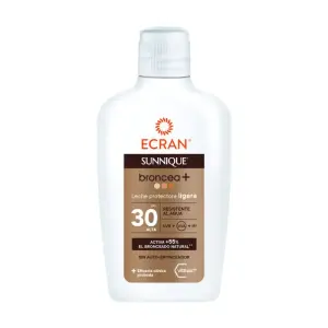 Автозагар sunnique leche ligera broncea+ spf30 Ecran, объем 200 мл