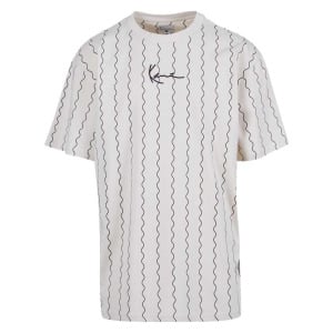 Футболка Karl Kani Small Signature Ziczac Pinstripe, бежевый