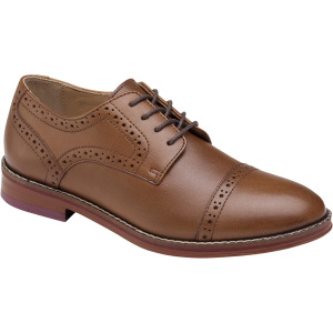 Оксфорды Conard Cap Toe Johnston & Murphy, цвет Tan Full Grain