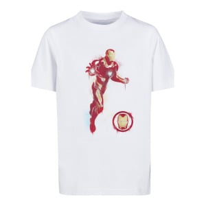 Футболка F4NT4STIC Marvel Avengers Endgame Painted Iron Man, белый