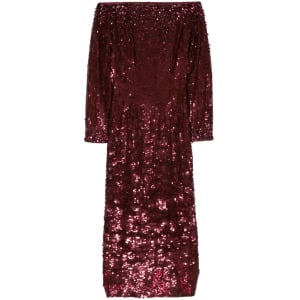 Jenny Packham платье Ballroom Blitz с пайетками, красный