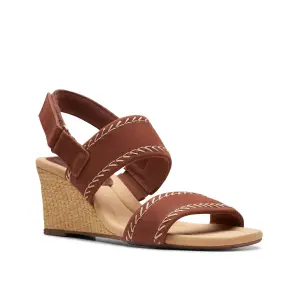 Сандалии Kyarra Rose Wedge Sandal Clarks, цвет tannubuck