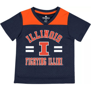 Colosseum Голубая майка Toddler Illinois Fighting Illini Ka-Boot-It