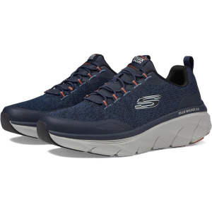 Кроссовки SKECHERS D'Lux Walker 2.0 Steadyway, цвет Navy/Orange