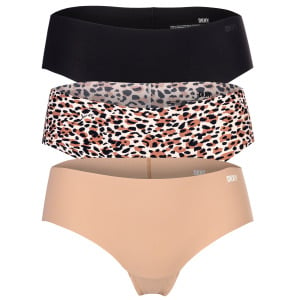 Трусы DKNY 3er Pack, цвет Schwarz/Beige/Leo