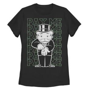 Футболка Juniors Monopoly Rich Uncle Pennybags Pay Me Licensed Character