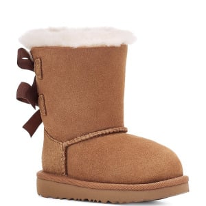 Водонепроницаемые ботинки Bailey Bow II для девочек UGG (для малышей), коричневый