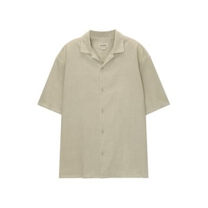 Комфортная рубашка Pull&Bear, цвет Pastel Green