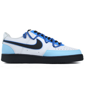 Кроссовки Nike Court Vision 1 Skateboarding Shoes Men Low-top Blue, белый