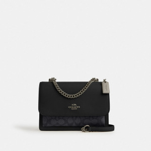 Сумка через плечо Klare COACH, цвет gunmetal/charcoal/black