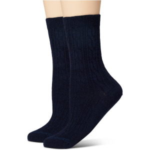 2 пары носков на каждый день Cable Crew Smartwool, цвет Deep Navy Heather