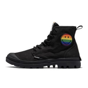 Pampa Canvas Shoes Unisex High-top Black Palladium