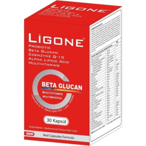 Бета-глюкан пробиотик мультивитамин Ligone, 30 капсул