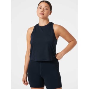 Майка Helly Hansen W OCEAN CROPPED TANK TOP, синий