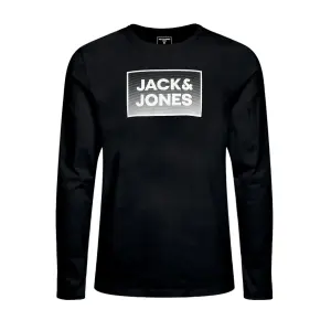 Детская рубашка с длинными рукавами Jack & Jones "JJSTEEL TEE LS JNR" Jack & Jones Junior, черный