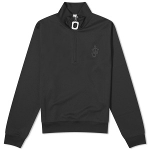 Свитер Jw Anderson Anchor Half Zip, черный