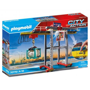 Playmobil 70770 Мостовой кран с контейнерами