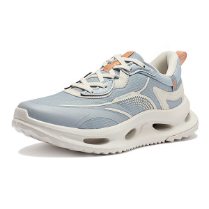 Кроссовки Wind Chain Running Shoes Men Low-top Mist Blue-black/Oat Milk 361°