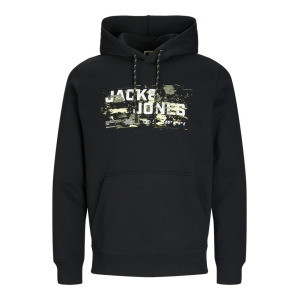 Толстовка Jack & Jones JCOOUTDOOR LOGO, черный