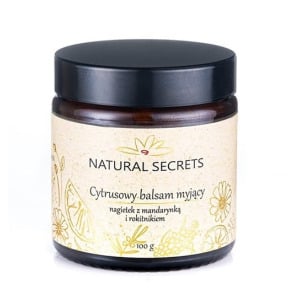 Очищающий бальзам «Цитрусовая календула» с мандарином и облепихой. Natural Secrets