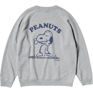 Свитшот серии X PEANUTS Co-branded, унисекс, серый Uniqlo, серый