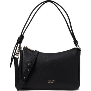 Сумка через плечо Kate Spade New York Knott Pebbled Leather Medium Shoulder Bag, черный