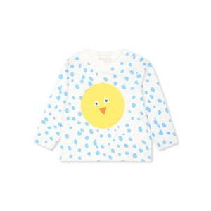 Stella McCartney Kids толстовка с логотипом, белый