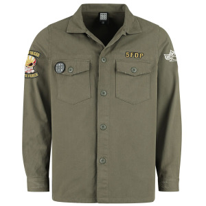 Рубашка Amplified Collection - Military Shirt - Shacket от Five Finger Death Punch