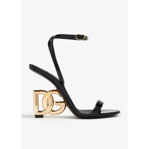 Сандалии Dolce&Gabbana DG Patent Leather, черный