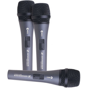 Вокальный микрофон Sennheiser e835-S Handheld Dynamic Cardioid Microphone with Switch (3-Pack)