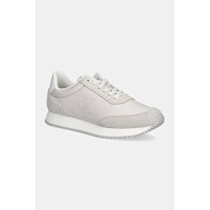 Кроссовки Calvin Klein Jeans RUNNER LACEUP LOW MG MIX, бежевый