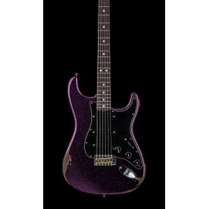 Электрогитара Fender Custom Shop Empire 67 Stratocaster Relic - Magenta Sparkle #74610