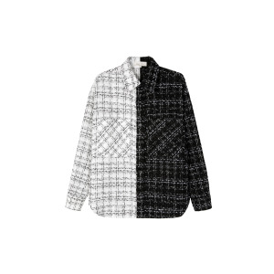 Climax Vision Рубашки унисекс, цвет black and white grid