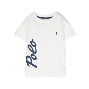 Футболка с логотипом Polo Pony Ralph Lauren Kids, белый