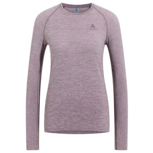 Функциональная рубашка Odlo T-Shirt Crew Neck L/S Essential Seamless, цвет Gray Ridge Melange