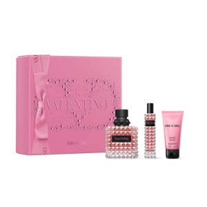 Женская туалетная вода Donna Cofre para Navidad EDP + Body Lotion + Mini Valentino, EDP 100 ml + Body Lotion 50 ml + Mini