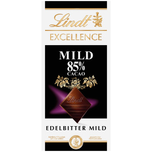 Мягкий темный шоколад Lindt, 100 г