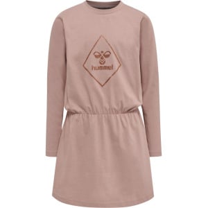 Платье Hummel Verstellbare Taille L/S Hmlluna Mädchen, цвет woodrose