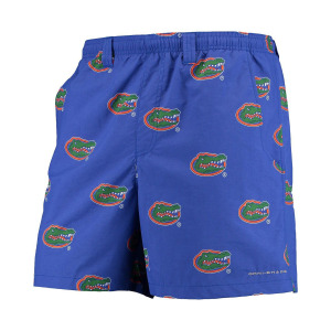 Мужские гибридные шорты Royal Florida Gators PFG Backcast II 6 дюймов Columbia