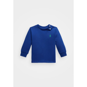 Рубашка с длинным рукавом COTTON JERSEY LONG-SLEEVE T-SHIRT Ralph Lauren, пестрый синий