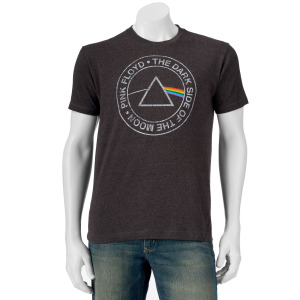Мужская футболка с логотипом Pink Floyd Dark Side Music