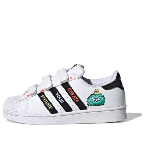 Кроссовки kevin lyons x superstar j Adidas, белый