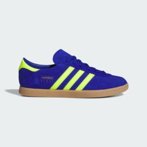 Кроссовки Adidas STADT, цвет Team Royal Blue/Solar Yellow/Gold Metallic