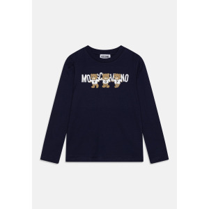 Футболка с длинным рукавом UNISEX MOSCHINO, темно-синий