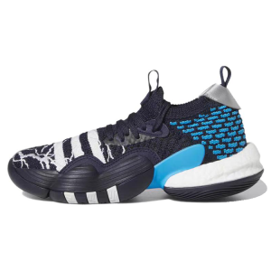 Баскетбольные кроссовки Trae Young 2.0 для детей GS Low-top Black/Blue Adidas