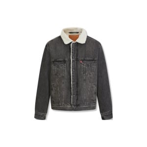 Levis Мужская джинсовая куртка, цвет Black