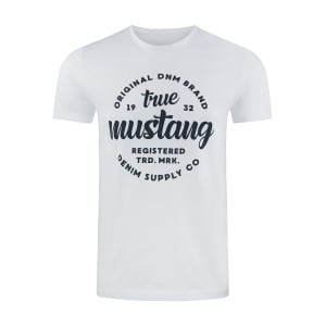 Футболка Mustang Basic Print, белый