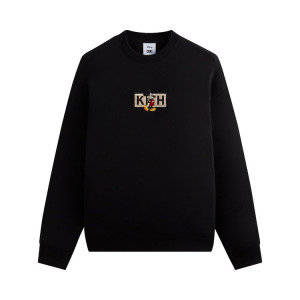 Толстовка Kith For Mickey & Friends Cyber Monday Mickey Classic Logo Crewneck, черный