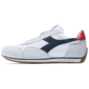 Кроссовки diadora Equipe H Canvas Stone Wash 'White Blue Denim Gum', белый