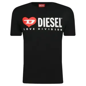 Футболка стандартного кроя Diesel, черный